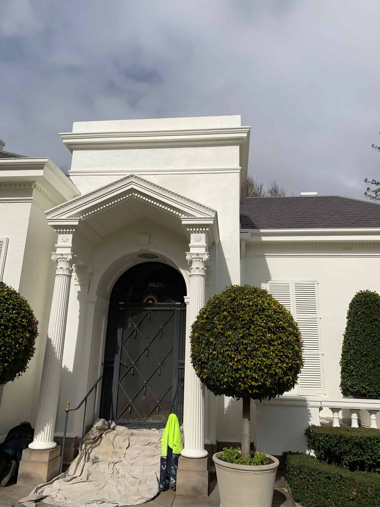 White Elegant Commercial Building