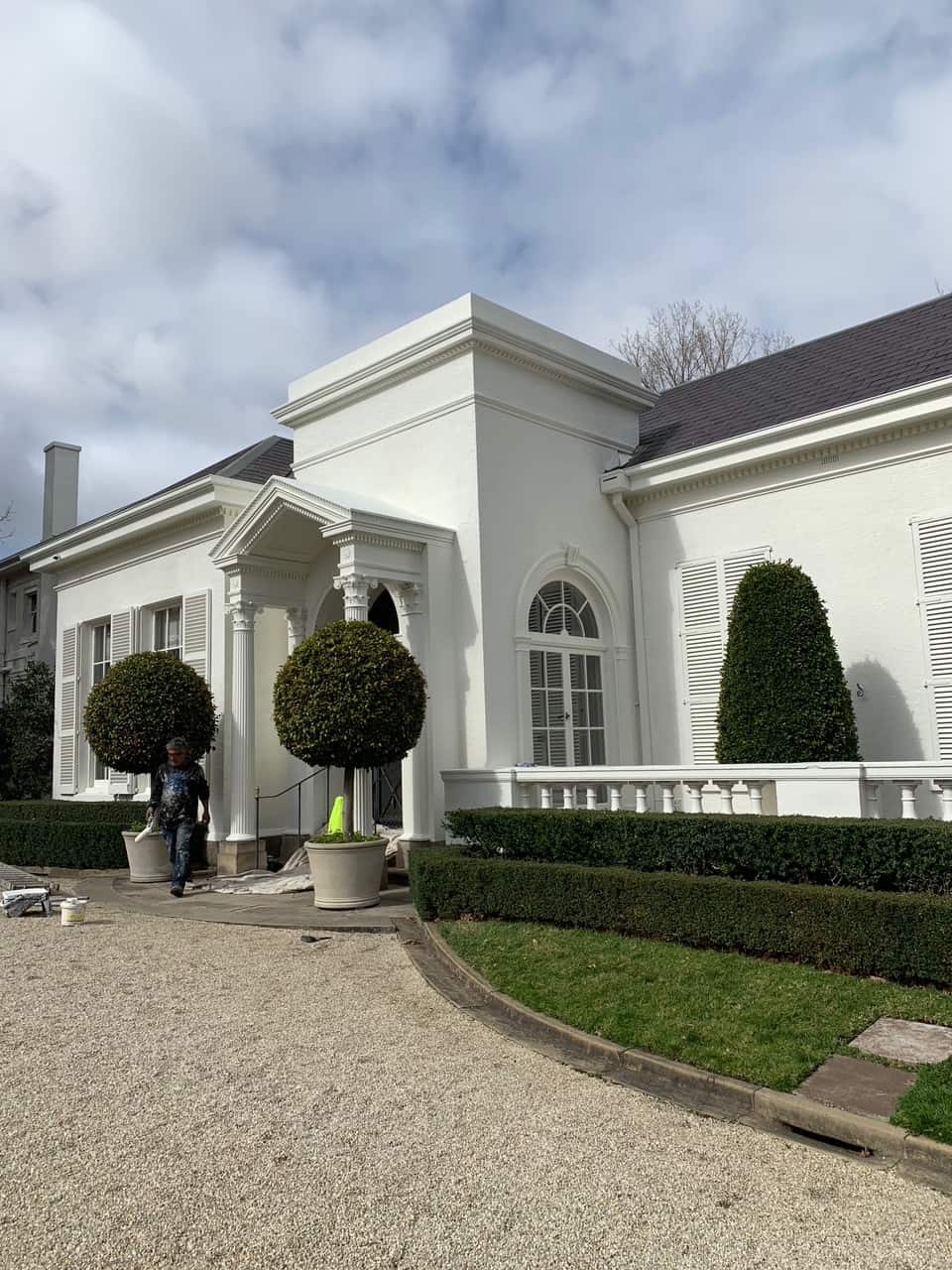 white elegant building